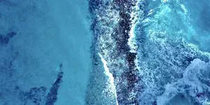 ocean from above