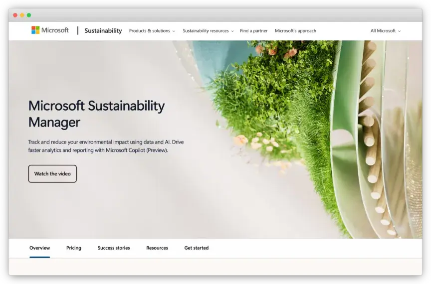 Microsoft Sustainability Manager